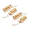 FOYTOKI 4pcs Hand Nail Brush Bamboo Nail Scrub Brush for Fingernail Toenail Cleaning Gentle and Portable for Home Salon Use view 1