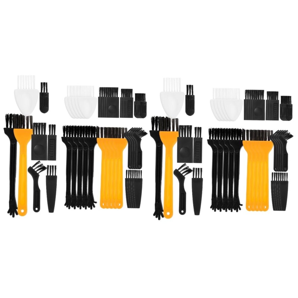 BIUDECO 2sets Hair Clipper Cleaner Electric Shaver Brush Razor Cleaning Brush Mini Cleaning Tool Versatile Accessory 48pcs*2