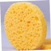 BIUDECO 60pcs Skin-friendly Makeup Pads Round Facial Cleaning Sponge Soft Cellulose Cotton Puff for Gentle Exfoliation and Makeup Removal for Daily Use view 3