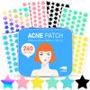 LitBear Acne Patch Pimple Patch, 6 Colors 240 Dots Star Pimple Patches with Tea Tree Oil & Centella Oil, Hydrocolloid Acne Pimple Patches for Face Cute Zit Patches Pimple Stickers Acne Dots view 1