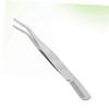 BIUDECO Makeup Tweezer Eyebrow Comb Stainless Steel Eyebrow Tweezers for Lashes view 2