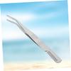 BIUDECO Makeup Tweezer Eyebrow Comb Stainless Steel Eyebrow Tweezers for Lashes view 3