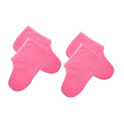 Gogogmee 2pairs Paraffin Foot Covers for Wax Bath Hydrating Foot Mask Spa Covers Moisturizing Socks