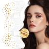 10 Sheets Glitter Freckle Tattoos, Gold Glitter Speckles Face Makeup, Eyes Makeup Accessories Temporary Tattoo for Women and Girls, Cosmetic Freckle for Face view 1