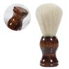 BIUDECO 2pcs Portable Beard Brush Soft Bristles for Men Skin-friendly Shaving Brush for Beard Grooming and Cleaning Compact and Travel-friendly Design for Easy Use view 3