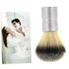 BIUDECO Beard Brush for Men Nylon Brush Shaving Accessory Fine Bristles Alloy Handle for Comfortable to Hold view 2