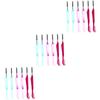 BIUDECO 18pcs Portable Folding Eyebrow and Eyelash Combs Double-Ended Grooming Tool for Precision Makeup Application for Professionals and Home Use view 1