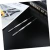 IWOWHERO 2pcs Stainless Steel Embossing Stick Foundation Mixing Tool Makeup Mixing Rod for Foundation Eye Shadow view 3