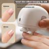 2 in 1 Electric Polishing Automatic Nail Clippers, 2024 Electric Nail Clipper USB Rechargeable Cordless Electric Nail File KitNail Trimmer for Seniors, Kids, Adults(White) view 3