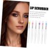 BIUDECO 6pcs Lip Brush Stick for Women Multifunctional Makeup Tools Portable Lip Applicators Silicone Eyeshadow Cosmetic Lipstick Brush view 4
