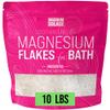 Magnesium Flakes for Bath - Magnesium Chloride Flakes Organic Pure - Unscented, 10 LBS view 1