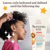Aveeno Kids Coily Hair Leave-In Conditioner, Toddler Leave-In Conditioner for Sensitive Scalps Gently Detangles & Moisturizes Leaving Natural Curls & Coils Smooth, Hypoallergenic, 8 fl. oz view 2