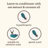 Aveeno Kids Coily Hair Leave-In Conditioner, Toddler Leave-In Conditioner for Sensitive Scalps Gently Detangles & Moisturizes Leaving Natural Curls & Coils Smooth, Hypoallergenic, 8 fl. oz view 3