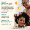 Aveeno Kids Coily Hair Leave-In Conditioner, Toddler Leave-In Conditioner for Sensitive Scalps Gently Detangles & Moisturizes Leaving Natural Curls & Coils Smooth, Hypoallergenic, 8 fl. oz view 4