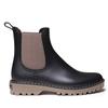Toni Pons women's rain ankle boots with contrasting sole, taupe, US 6 view 3
