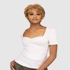 Vanessa Artisa Fashion Short Length Wavy Hair Style Synthetic Soft Ventilated Lace Wigs - WIDE I FREESIA (3T44) view 4