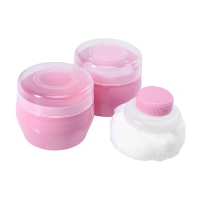 ASAKKURA 2sets Boy Girl Talcum Powder Puff Body Powder Applicator for After Bath Use for Delicate Skin Portable Easy to Use