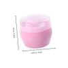 ASAKKURA 2sets Boy Girl Talcum Powder Puff Body Powder Applicator for After Bath Use for Delicate Skin Portable Easy to Use view 2