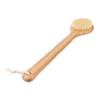 ASAKKURA Long Handle Exfoliating Bath Brush Bamboo Bristle Body Care Scrubber for Spa-Like Back Massage and Skin view 1