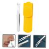 ASAKKURA Stainless Steel Beard Eyebrow Trimmer Hair Clipper Hair Tools Nose Tweezer view 4