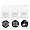 ASAKKURA 6pcs Transparent Makeup Organizer Boxes for Eyeshadow and Blusher Storage Compact and Lightweight Design for Travel for Loose Powder and Cosmetics view 4
