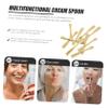 ASAKKURA 10pcs Reusable Abs Cream Applicators Makeup Spoons for Facial Masks Lotions Tools Lightweight and Easy to Clean Beauty Spoons for Women view 3