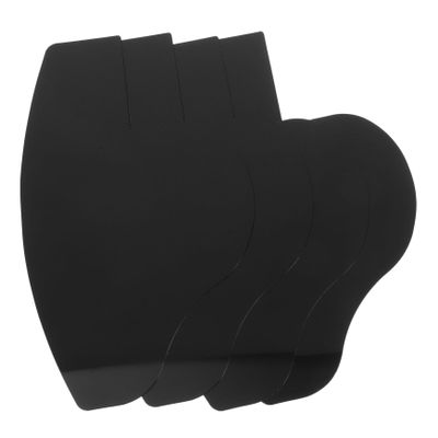 ASAKKURA 4pcs Hairline Shape Beard Shaping Template Hairline Shaper Tool Beard Enhancing Card Easy to Use