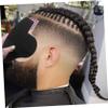 ASAKKURA 4pcs Hairline Shape Beard Shaping Template Hairline Shaper Tool Beard Enhancing Card Easy to Use view 3