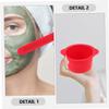 FOYTOKI Silicone Wax Warmer Bowl Set 2 High-Temperature Resistant Wax Melt Liner Bowls for Hair Removal with Sticks for Waxing Accessories view 3