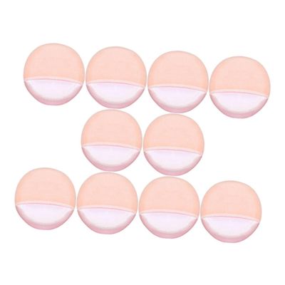 ASAKKURA 10pcs Fluffy Powder Makeup Applicators for and Skin-friendly Foundation Pink for Loose Powder and Cosmetic Use