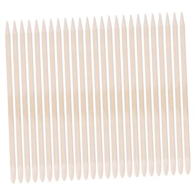OHPHCALL 50pcs Nail Art Wood Sticks Cuticle Pusher Remover for Nails Instant Cuticle Remover Cleaners Pusher Professional Tools