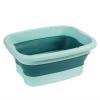 Bieqiair Foldable Footbath Massage Bucket Soaking Bucket Folding Basin Spa Foot Bath Bucket Household Sauna Bathtub Pedicure Bath Bathtub(Green Without Cover) view 1