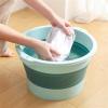Bieqiair 10L Folding Foot Soaking Bucket Massage Bucket Foot Soak Bucket Household Portable Basin Foot Bath Spa Basin for Foot Soaking(Light Grey) view 4