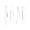 ASAKKURA 4pcs Stainless Steel Cosmetic Mixing Rods Double-sided Spatulas for Makeup Mixing Application Portable Easy to Clean for Salon Home Use view 2
