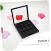ASAKKURA 2pcs Compact Multi-grid Cosmetics Storage Cases for Lipstick and Eye Shadow Portable Makeup Organizer Lid for Easy Access and Display for Diy Makeup Lovers view 3