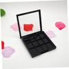 ASAKKURA 2pcs Compact Multi-grid Cosmetics Storage Cases for Lipstick and Eye Shadow Portable Makeup Organizer Lid for Easy Access and Display for Diy Makeup Lovers view 4