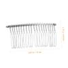 ASAKKURA Bridal Veil Accessory Metal Hair Clip Comb 7.8cm 20 Tooth Diy Hair Pieces view 2