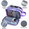 Vipdeal Purple Toiletry Bag for Girls, Travel Toiletry Bag for Teen Girls Cosmetic Bag Makeup Bag Waterproof Hanging Wash Bag Kids Toiletries view 3