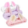 Outanaya 3pcs Cute Ear Spa Headband Facial Headband for Face Washing Hair Band for Skincare and Makeup Routine view 1