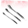 ASAKKURA 3pcs Stainless Steel Makeup Spatulas for Creams Lipstick Powder Spoon and Cosmetic Application Beauty Tool for Skincare and Makeup Sampling view 2