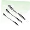 ASAKKURA 3pcs Stainless Steel Makeup Spatulas for Creams Lipstick Powder Spoon and Cosmetic Application Beauty Tool for Skincare and Makeup Sampling view 4