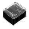FOYTOKI Mini Double Hole Pencil Sharpener for Eyebrow Lip Liner Eye Liner Compact Easy to Use view 2