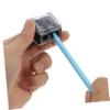 FOYTOKI Mini Double Hole Pencil Sharpener for Eyebrow Lip Liner Eye Liner Compact Easy to Use view 3