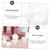 HAPINARY 4pcs Plastic Eyeshadow Pans Palette Blush Case for Women Empty Makeup Containers view 4