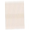 PLAFOPE 50 Pcs Nail Art Wood Sticks Cuticle Pusher Abrasive Cleaning Stick Set view 1