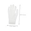 BIUDECO 12pairs Cotton Gloves Women Men Medium Moisturizing Soft Dry Hands Work Winter view 2