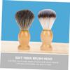 BIUDECO Shaving Brush for Men Barber Brush Soft Fiber Brush Head Shaving Brush for Salon Tool view 2