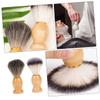 BIUDECO Shaving Brush for Men Barber Brush Soft Fiber Brush Head Shaving Brush for Salon Tool view 4