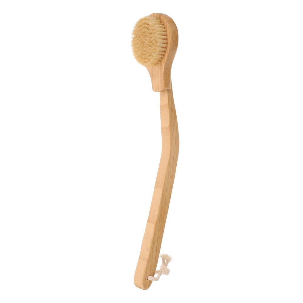 OHPHCALL Bristle Bath Brush Shower Body Scrubber Long Handle Exfoliating Back Scrubber for Elderly Disabled
