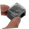 BIUDECO Cosmetic Pencil Sharpener Double Hole Eyebrow Pen Sharpener Mini Size Easy to Use for Women view 4